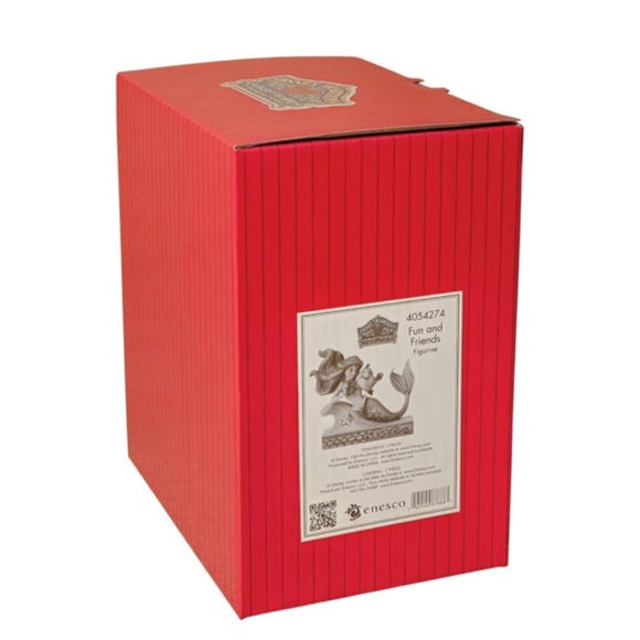 NEW Jim Shore Disney Traditions Ariel with Flounder - Picture 3 of 4